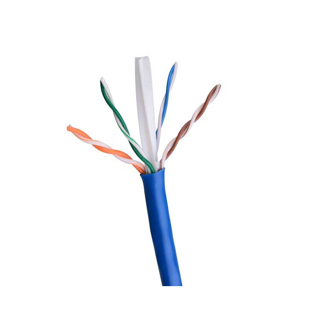 کابل شبکه لگراند Cat6 UTP تمام مس تست فلوک چنل روکش LSZH حلقه 305 متری | نت ران